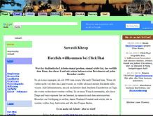 Tablet Screenshot of clickthai.de